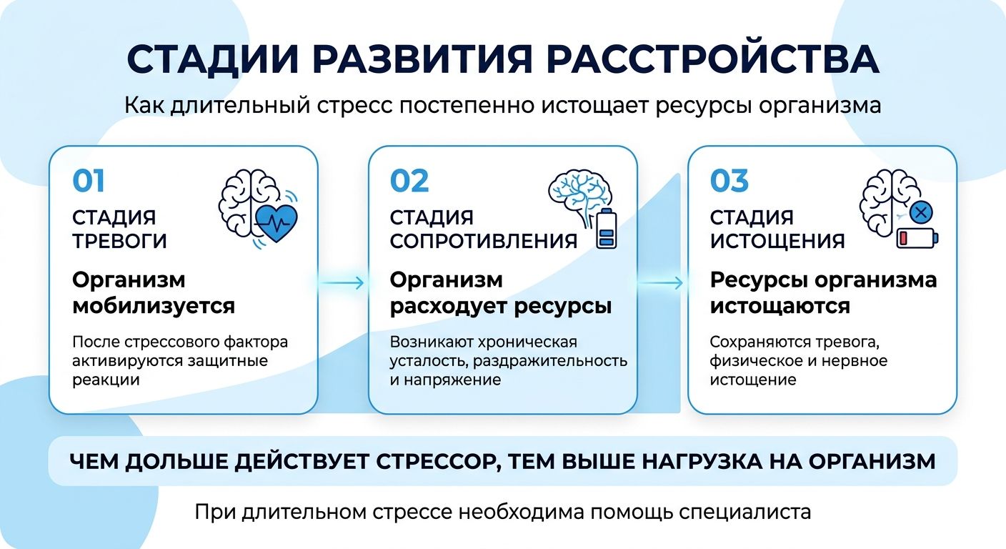 Лечение стресса в Хилке инфографика